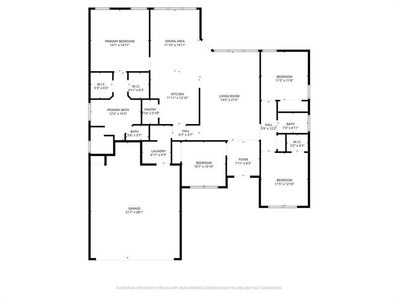 2D floor plan layout of this home in , Mabank, TX (Image 5).