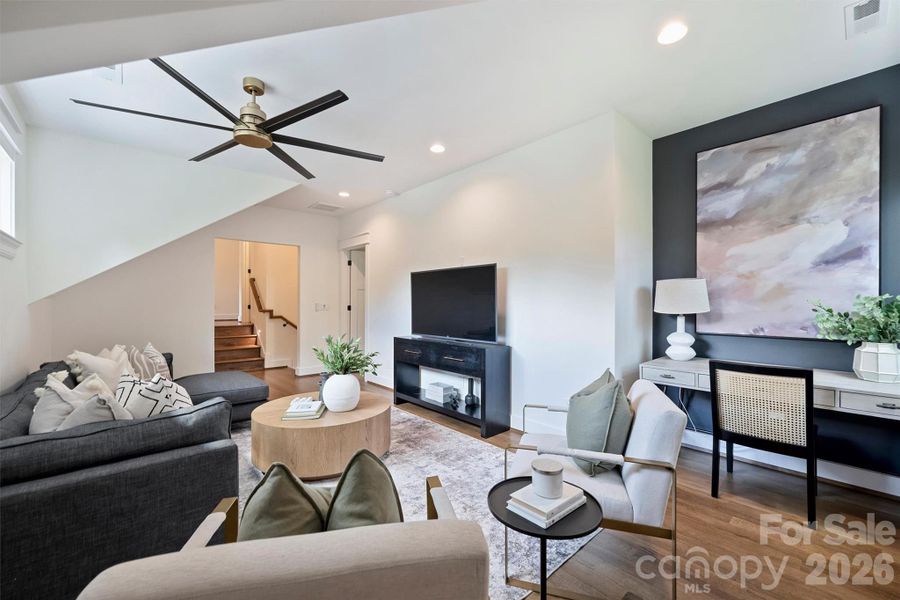 Furnished interior view inside a new home in , Charlotte (Image 16).