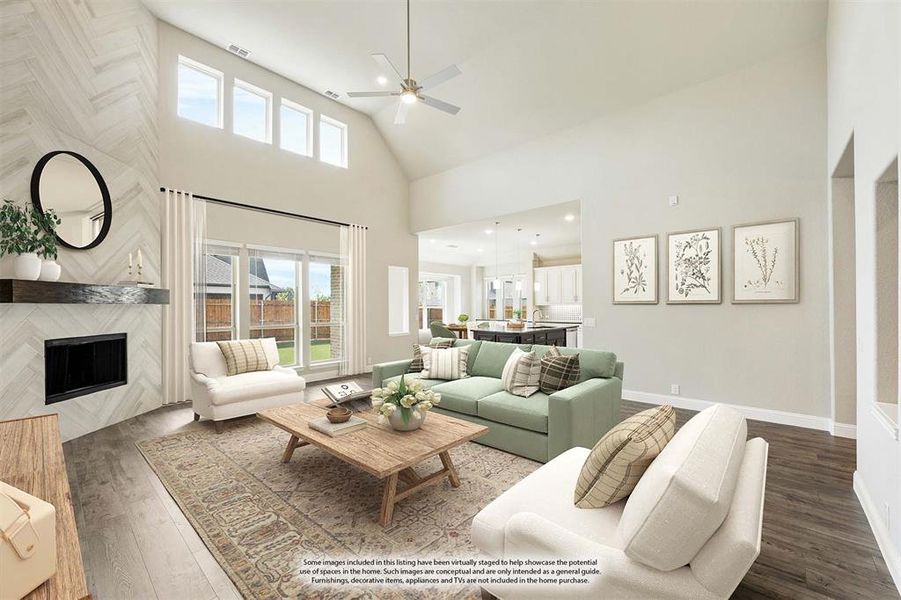 Furnished interior view inside a new home in Ridgepoint, Midlothian (Image 18).