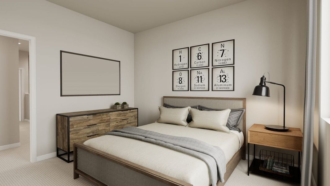 Representative furnished interior of a home built from the 2 by Tri Pointe Homes in Sugar Mill Village, Longmont (Image 28).