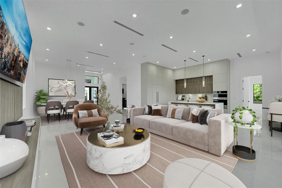 Living Room/Dining Room