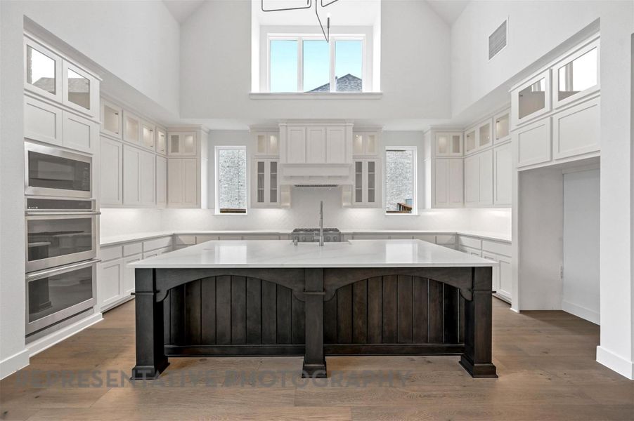 Furnished interior view inside a new home in Elyson: 80ft. lots, Katy (Image 12).