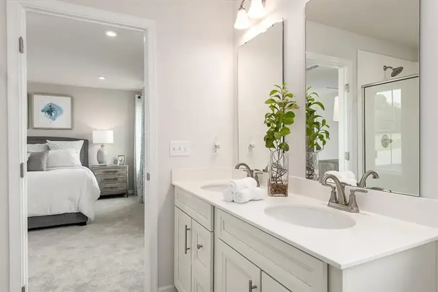 Representative furnished interior of a home built from the Ballenger by Ryan Homes in Three Rivers, Murfreesboro (Image 22).
