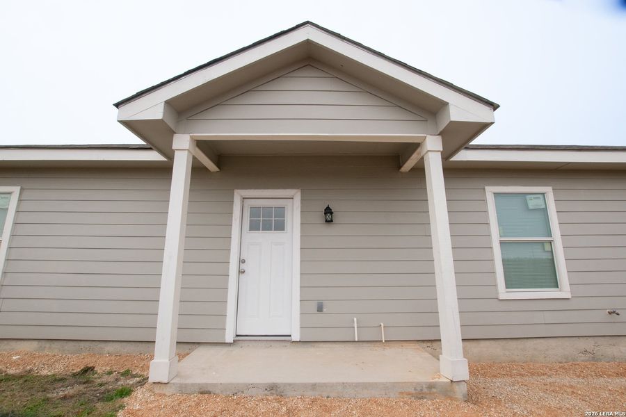 Exterior details and patio area of a home in , New Braunfels (Image 15).