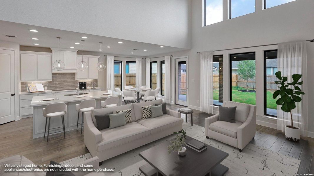 Furnished interior view inside a new home in Alsatian Oaks, Castroville (Image 15).