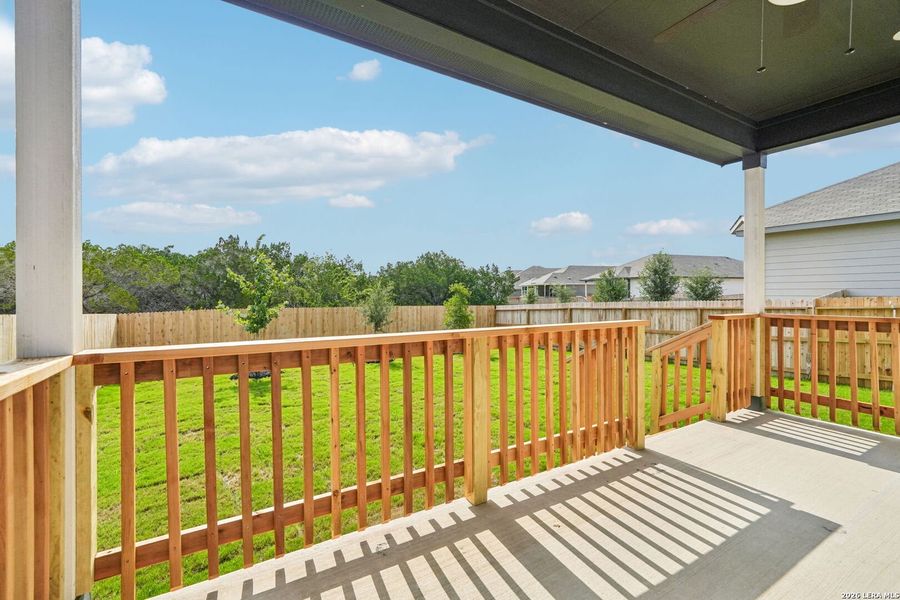Exterior details and patio area of a home in Thomas Pond, San Antonio (Image 27). Exterior details and patio area of a home in Thomas Pond, San Antonio (Image 27).