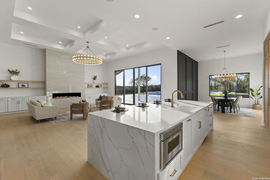 Furnished interior view inside a new home in , Boerne (Image 7).