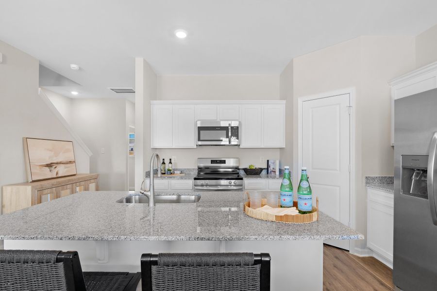 Furnished interior view inside a new home in Hunters Branch Townhomes, Hopkins (Image 10).