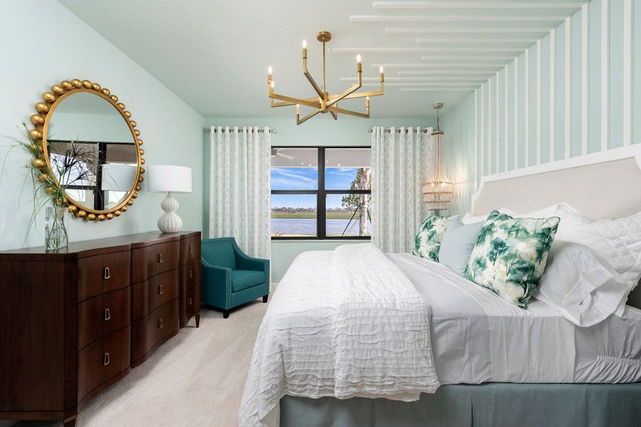 Representative furnished interior of a home built from the Sanderling by GL Homes in Valencia Parc at Riverland, Port St. Lucie (Image 19).