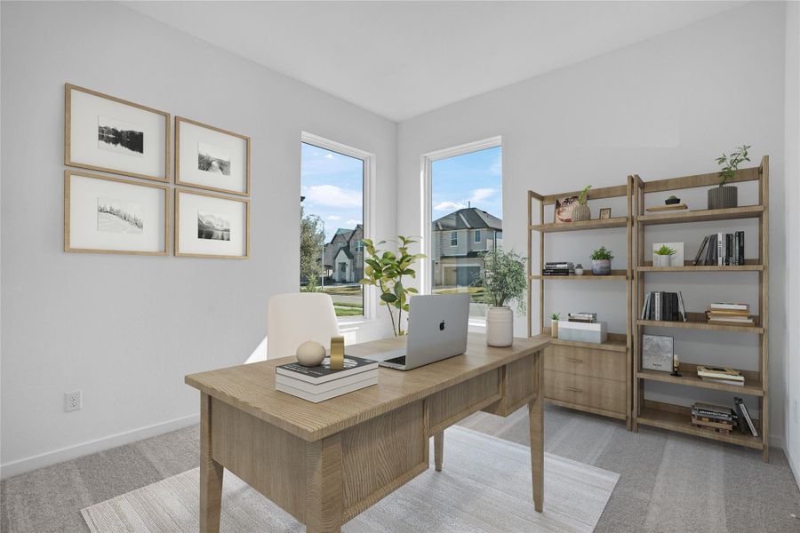 Virtually staged photo Virtually staged photo