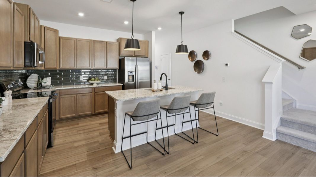 The Litchfield Plan by DBR Homes in Charlotte, NC   -  Kitchen