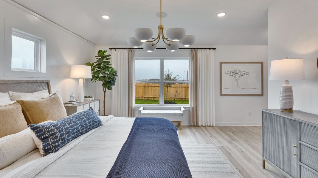 Representative furnished interior of a home built from the Meyerson by DRB Homes in Hunters Glen, Jarrell (Image 29).