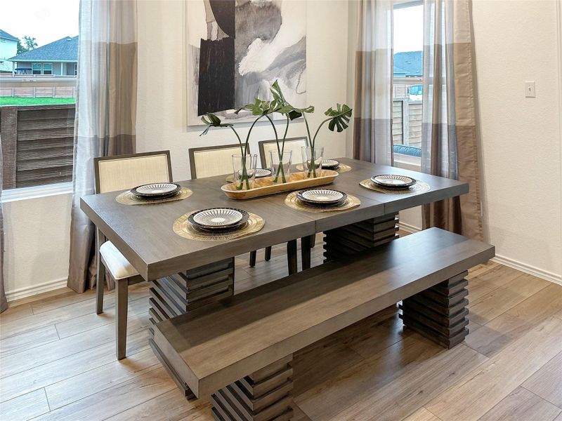 Furnished interior view inside a new home in Meadowlark Preserve, Pflugerville (Image 10).