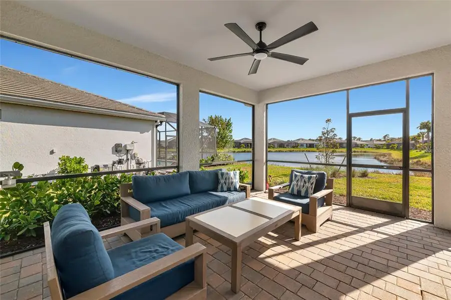 Exterior details and patio area of a home in , Englewood (Image 3). Exterior details and patio area of a home in , Englewood (Image 3).