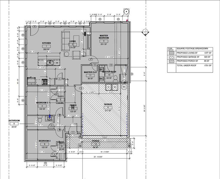 2D floor plan layout of this home in , Denison, TX (Image 4).