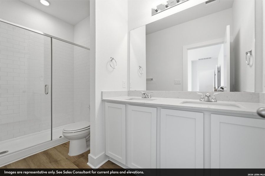 Furnished interior view inside a new home in Garden Grove, San Antonio (Image 2).