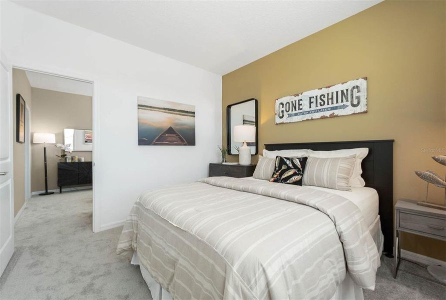 Furnished interior view inside a new home in Spring Walk at the Junction, Debary (Image 8).