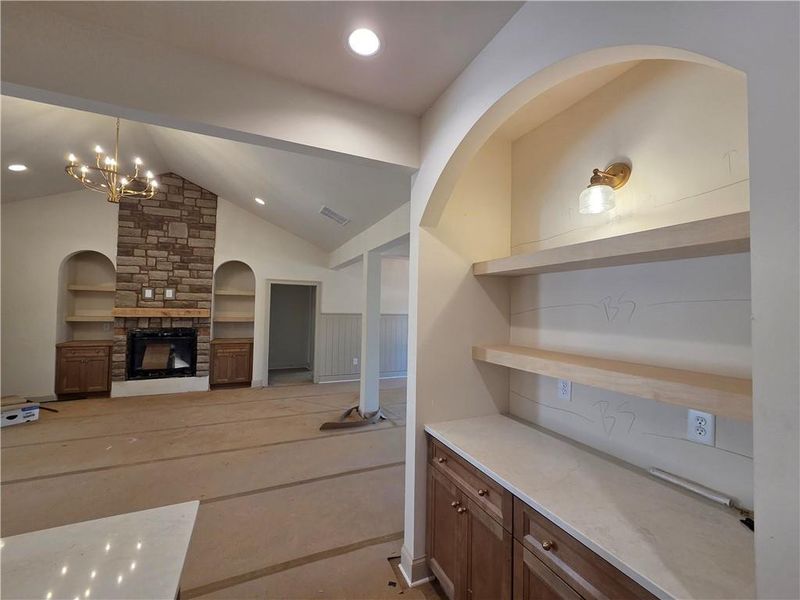 Furnished interior view inside a new home in , Acworth (Image 2). Furnished interior view inside a new home in , Acworth (Image 2).