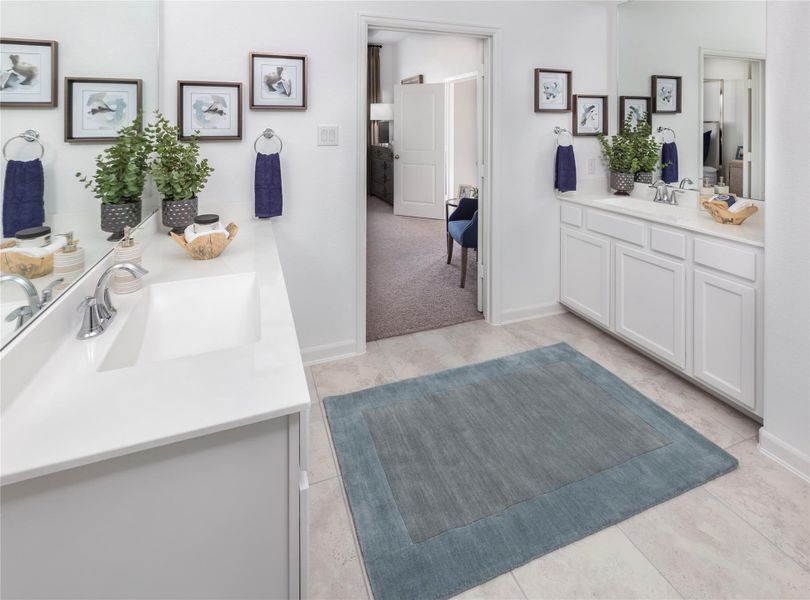 Furnished interior view inside a new home in Anniston, Katy (Image 9).