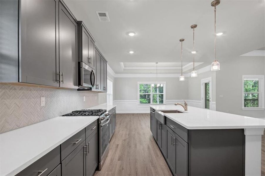 Furnished interior view inside a new home in Tuscany Hills, Douglasville (Image 15).