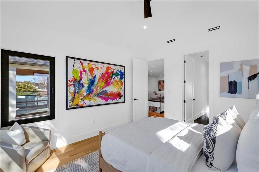 Furnished interior view inside a new home in , Dallas (Image 14).