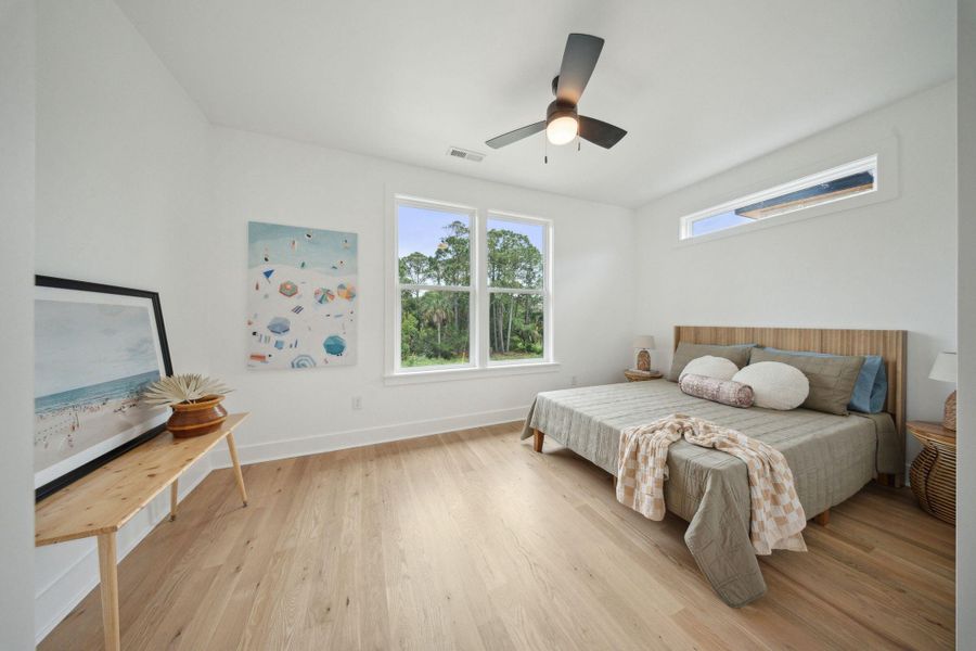 Furnished interior view inside a new home in , Folly Beach (Image 30).