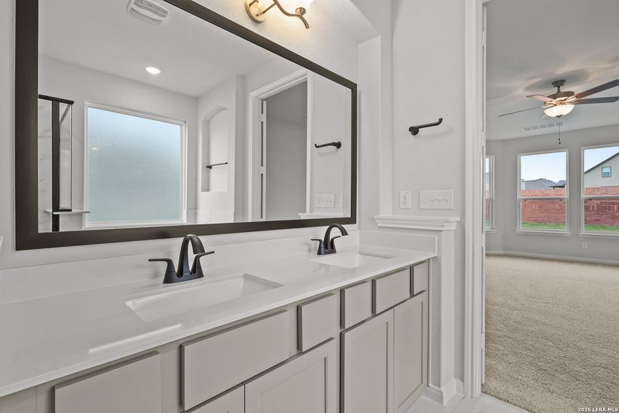 Furnished interior view inside a new home in Buffalo Crossing, Cibolo (Image 14). Furnished interior view inside a new home in Buffalo Crossing, Cibolo (Image 14).