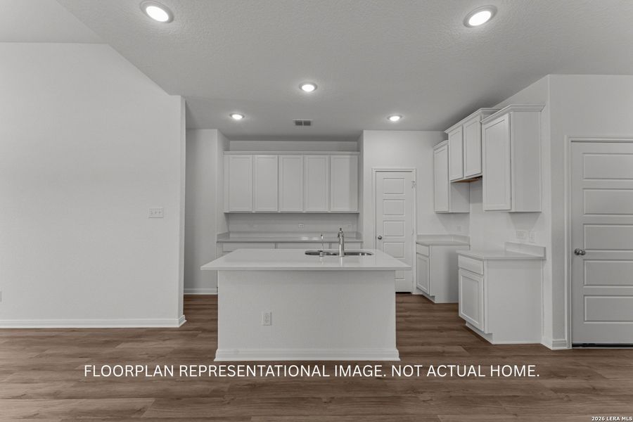 Furnished interior view inside a new home in Verano Farms, San Antonio (Image 5).