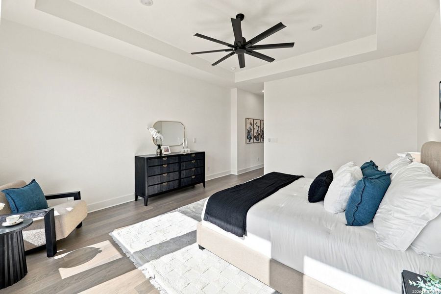 Furnished interior view inside a new home in Shavano Highlands, San Antonio (Image 6).