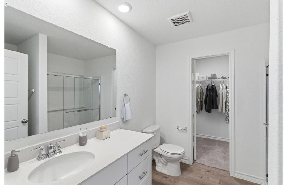 Representative furnished interior of a home built from the Coolidge by Centex in Davis Ranch, San Antonio (Image 12).