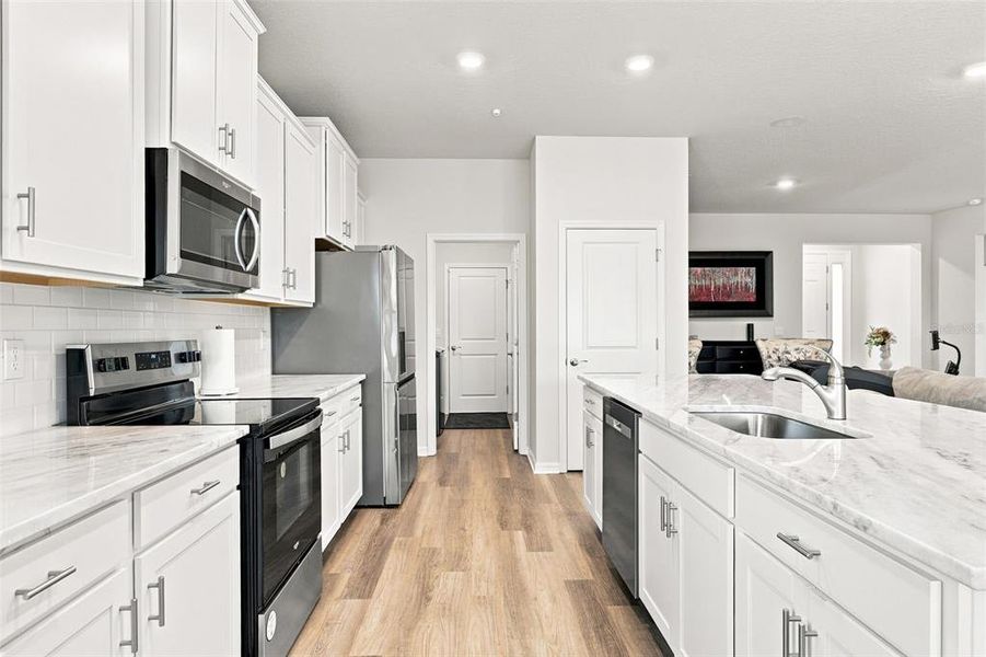 Furnished interior view inside a new home in Star Farms at Lakewood Ranch, Bradenton (Image 19).