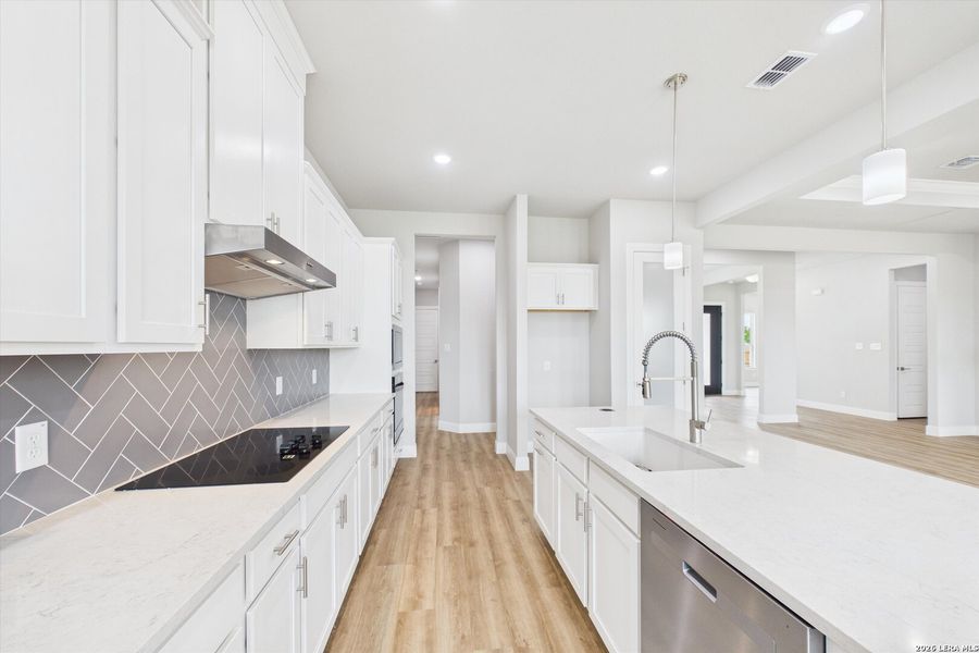 Furnished interior view inside a new home in , Castroville (Image 8).