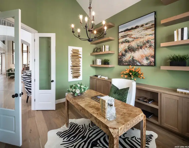 Furnished interior view inside a new home in Veramendi, New Braunfels (Image 13).