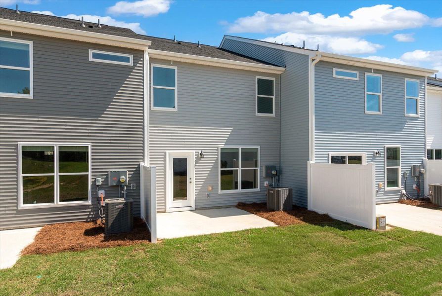 Exterior details and patio area of a home in The Landings at Montague, Goose Creek (Image 4).