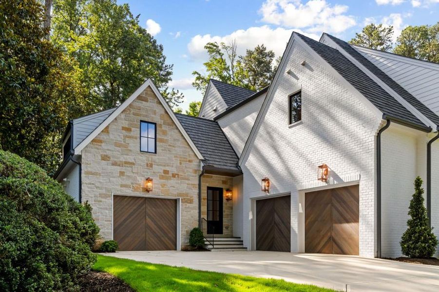 Front exterior of a new home in , Atlanta, GA, highlighting curb appeal (Image 1). Front exterior of a new home in , Atlanta, GA, highlighting curb appeal (Image 1).