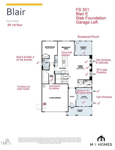 FS 351 Blair E Garage Left Slab -MLS Con