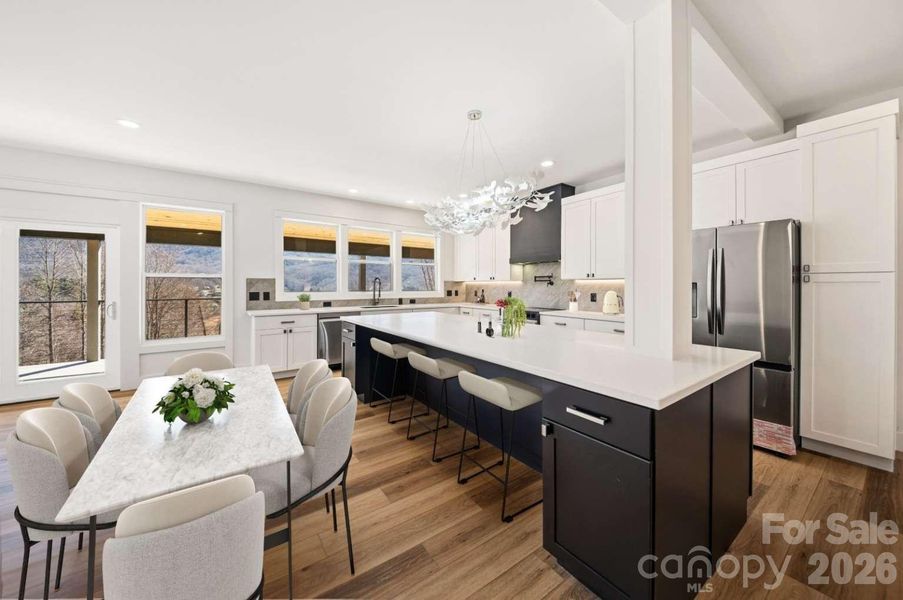 Furnished interior view inside a new home in , Canton (Image 16).