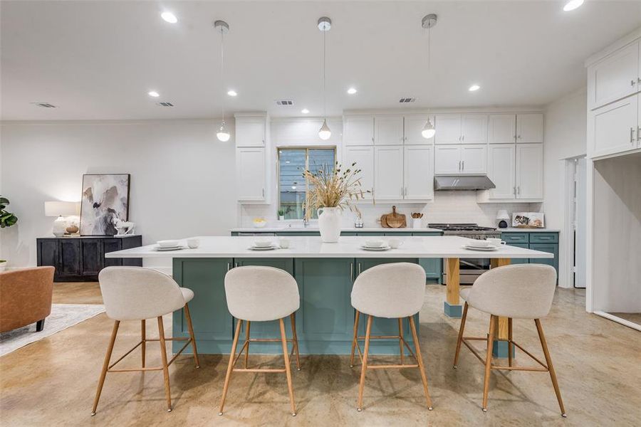 Furnished interior view inside a new home in , Greenville (Image 9). Furnished interior view inside a new home in , Greenville (Image 9).