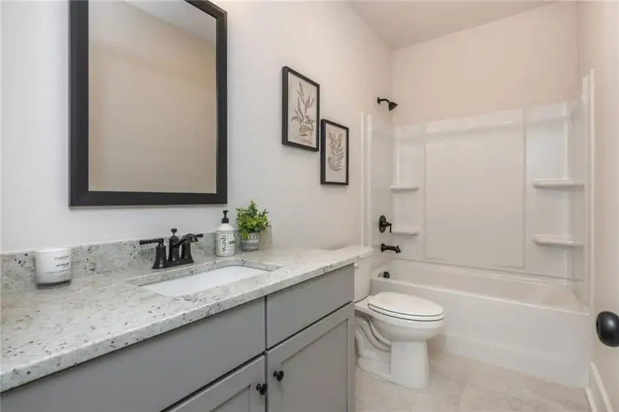 Furnished interior view inside a new home in , Flowery Branch (Image 55).