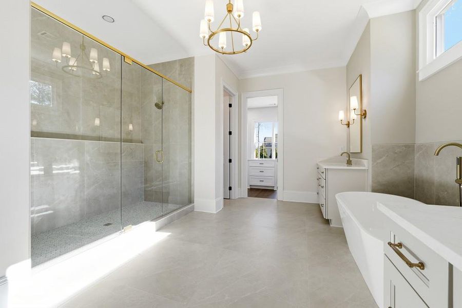 Furnished interior view inside a new home in , Marietta (Image 11).