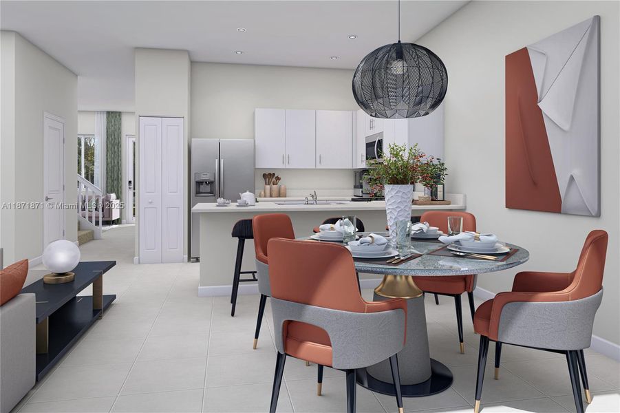 Furnished interior view inside a new home in Terra Sol, Homestead (Image 3).