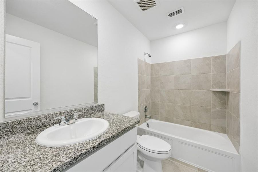 Furnished interior view inside a new home in Trinity West, Dallas (Image 5).