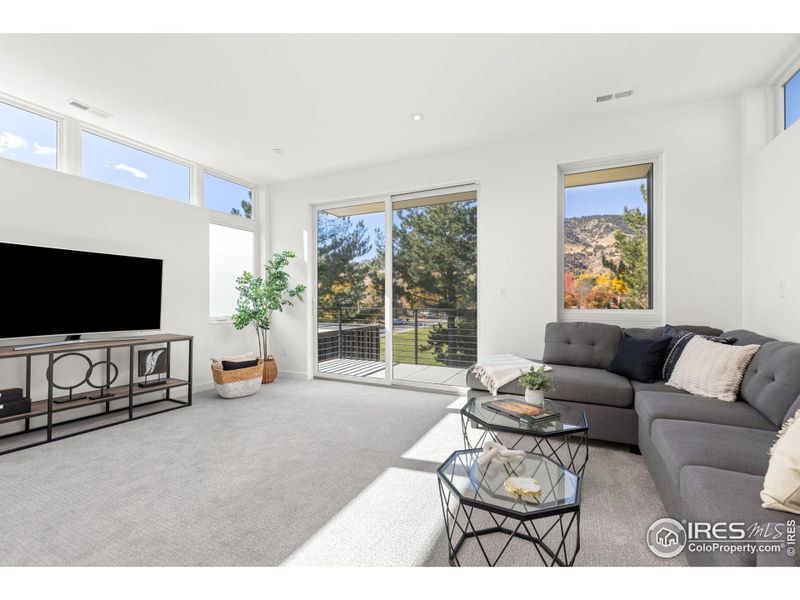 Furnished interior view inside a new home in , Boulder (Image 3).