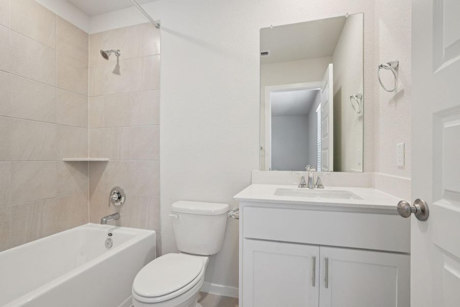 Photo is not of the actual home but is an inspirational photo of builder's model home and may depict options, furnishings, and/or decorator features that are not included.