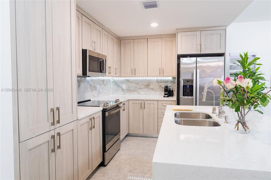 Furnished interior view inside a new home in , Florida City (Image 29).