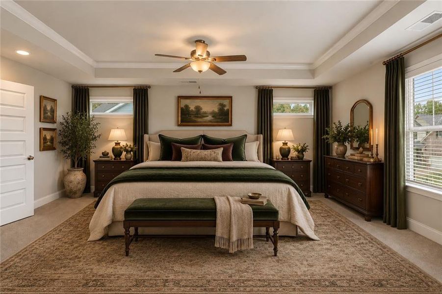 Furnished interior view inside a new home in Hellen Valley, Braselton (Image 11).