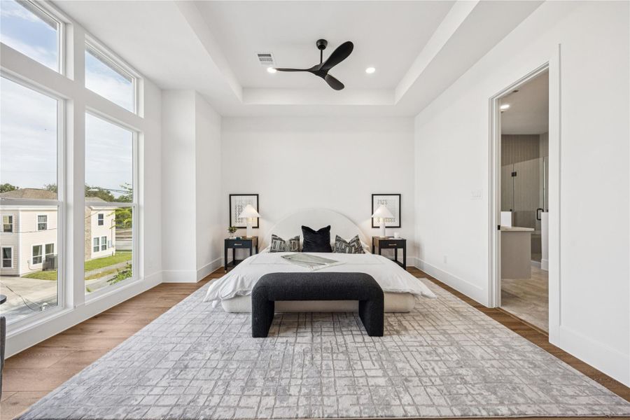 Furnished interior view inside a new home in , Houston (Image 27). Furnished interior view inside a new home in , Houston (Image 27).