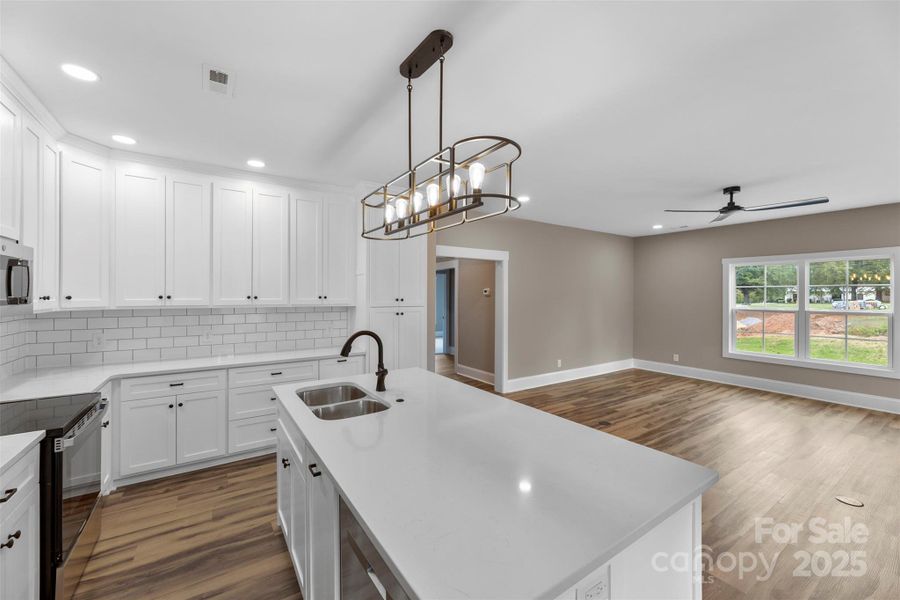 Furnished interior view inside a new home in , Kings Mountain (Image 7). Furnished interior view inside a new home in , Kings Mountain (Image 7).