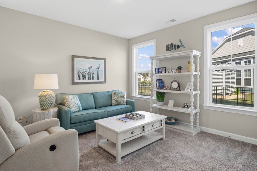 Furnished interior view inside a new home in Bridgewater - Waterside Village, Little River (Image 28).
