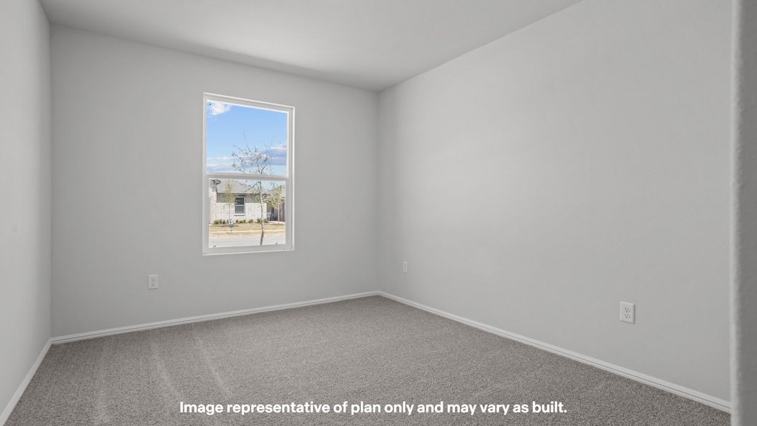 Representative unfurnished interior of a home built from the The Denton by D.R. Horton in Allen Farms, Lubbock (Image 17).